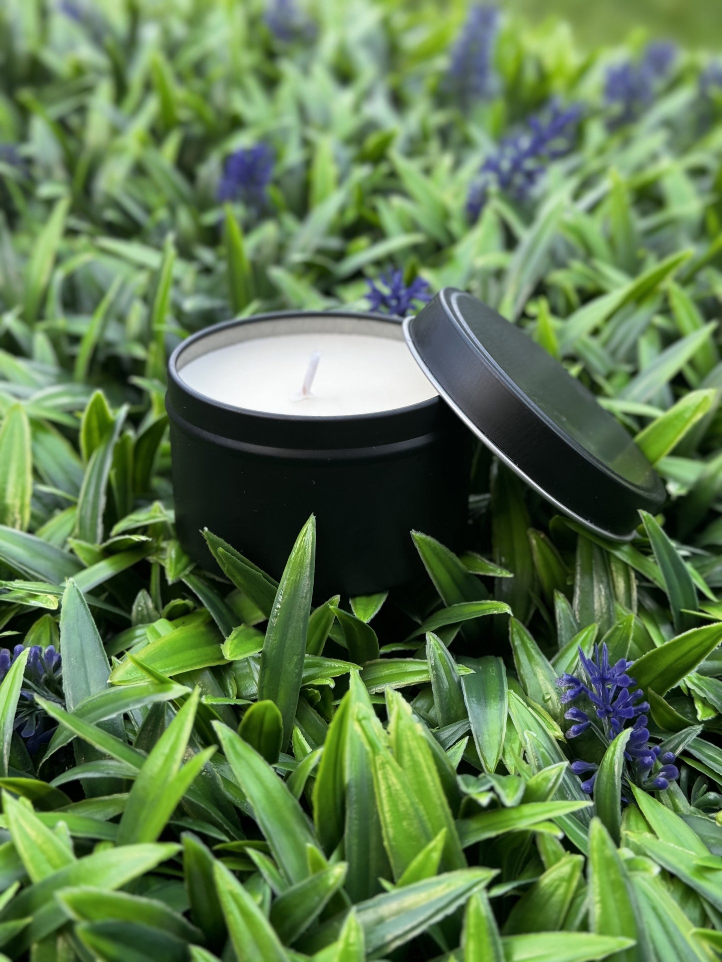 Luxury Tin candle handmade | Black Orchid