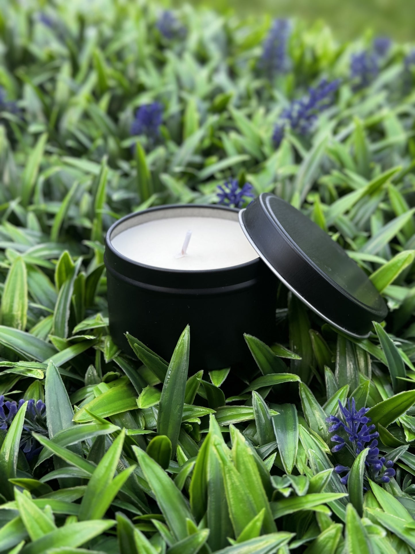 Luxury Tin candle handmade | Black Orchid