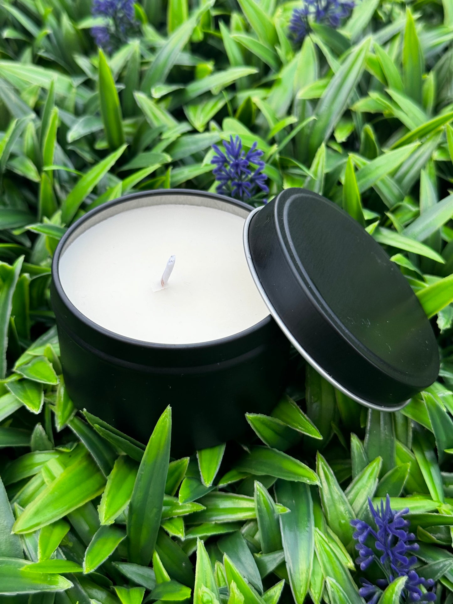 Luxury Tin candle handmade | Black Orchid